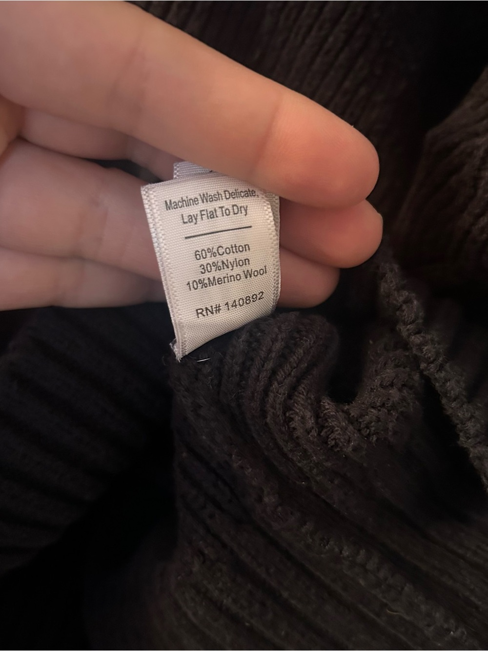Marine Layer Navy / Black Button Cardigan - Picture 6 of 8